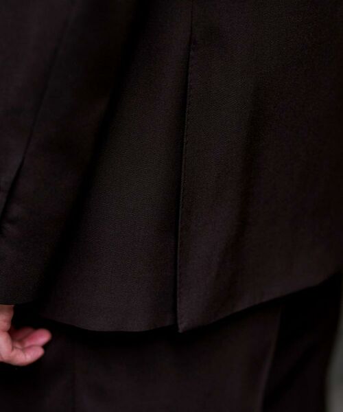 DRESSTERIOR / ドレステリア テーラードジャケット | 【セットアップ可】ブラウンツイル ダブルジャケット | 詳細11
