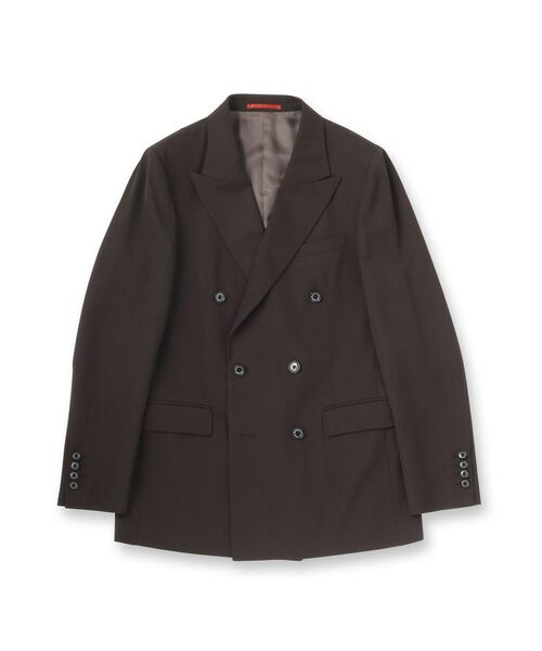 DRESSTERIOR / ドレステリア テーラードジャケット | 【セットアップ可】ブラウンツイル ダブルジャケット | 詳細14