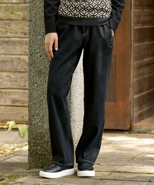 DRESSTERIOR / ドレステリア デニムパンツ | 【セットアップ可】CONEデニム ワイドパンツ(ブラック(019))