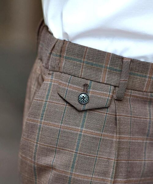 DRESSTERIOR / ドレステリア パンツ | 【セットアップ可】2WAYストレッチ チェック SET UP ワイドパンツ | 詳細10