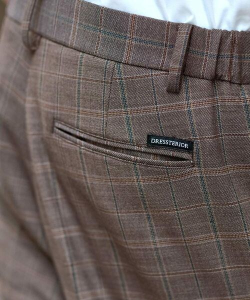 DRESSTERIOR / ドレステリア パンツ | 【セットアップ可】2WAYストレッチ チェック SET UP ワイドパンツ | 詳細11