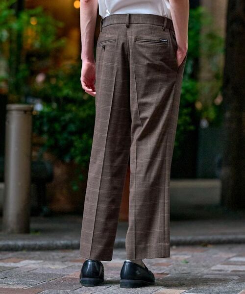 DRESSTERIOR / ドレステリア パンツ | 【セットアップ可】2WAYストレッチ チェック SET UP ワイドパンツ | 詳細7