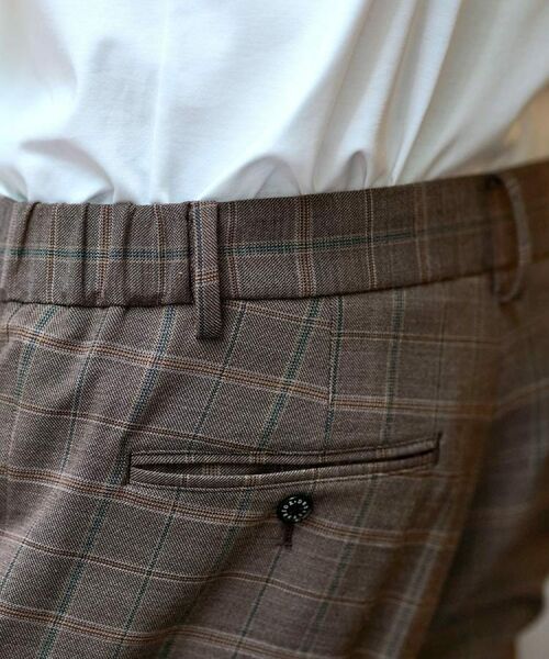 DRESSTERIOR / ドレステリア パンツ | 【セットアップ可】2WAYストレッチ チェック SET UP ワイドパンツ | 詳細9