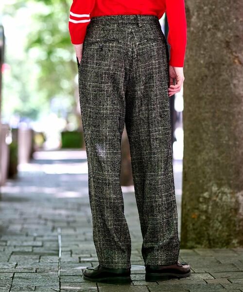 DRESSTERIOR / ドレステリア パンツ | 【セットアップ可】ループグレンチェック ワイドパンツ | 詳細6