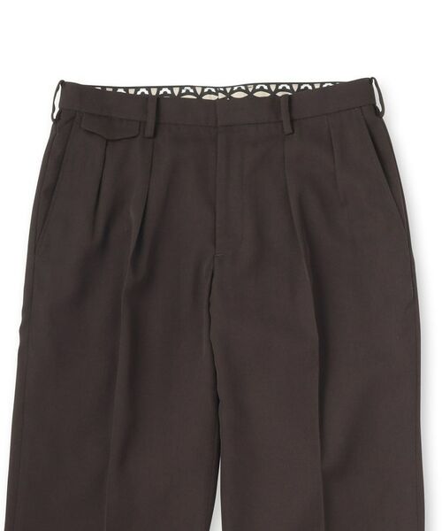 DRESSTERIOR / ドレステリア パンツ | 【セットアップ可】ブラウンツイル ツータックパンツ | 詳細14