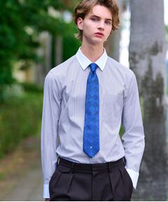 DRESSTERIOR / ドレステリア シャツ・ブラウス | レギュラーカラークレリック ストライプドレスシャツ