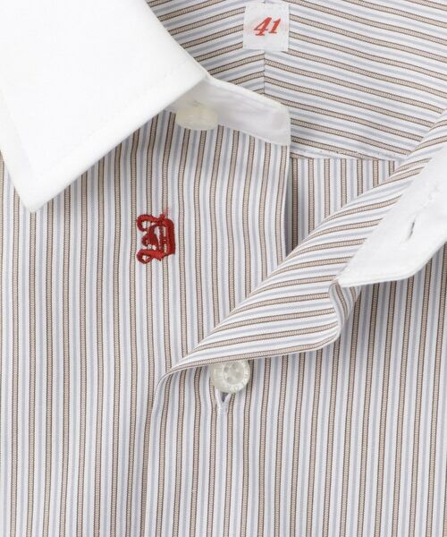 DRESSTERIOR / ドレステリア シャツ・ブラウス | レギュラーカラークレリック ストライプドレスシャツ | 詳細16