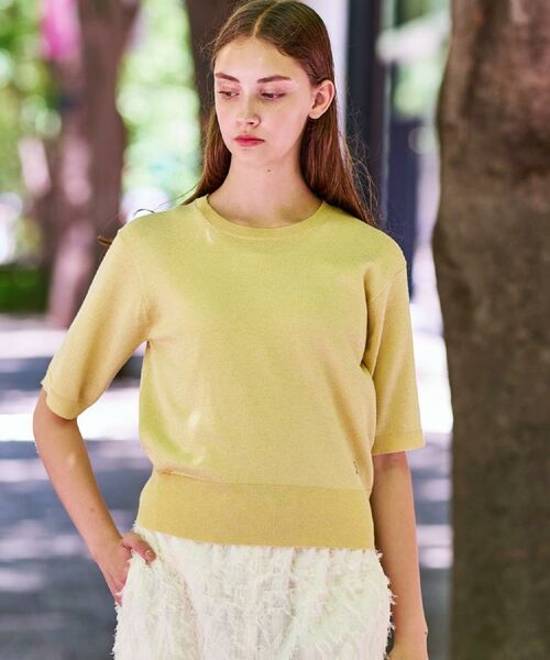 DRESSTERIOR / ドレステリア ニット・セーター | 【洗える/きれいめ】ラメニットプルオーバー | 詳細13