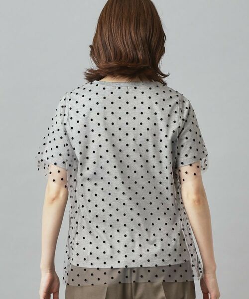 DRESSTERIOR / ドレステリア Tシャツ | 【洗える／シアー素材】ドットチュールレイヤードTシャツ | 詳細16