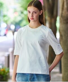 DRESSTERIOR ドレステリア カシミア混 変形ラグランスウェット 40 DRESSTERIOR｜ラグランハーフスリーブプルオーバー | Rakuten