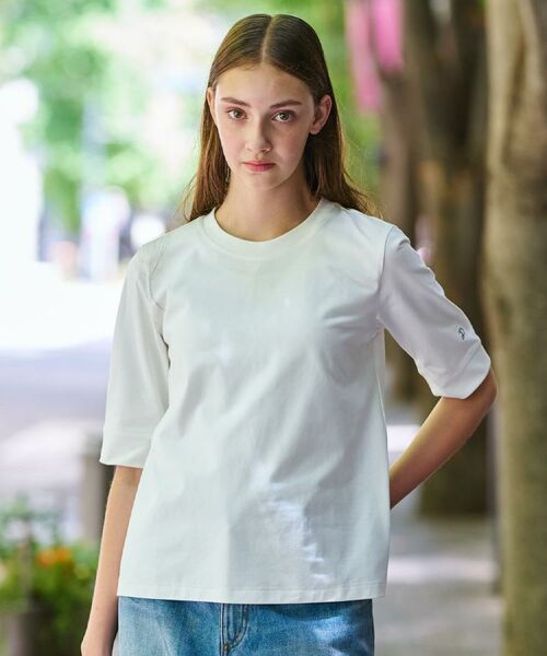 DRESSTERIOR / ドレステリア Tシャツ | 【洗える/五分丈】バックブリーズテック五分丈Tシャツ | 詳細1