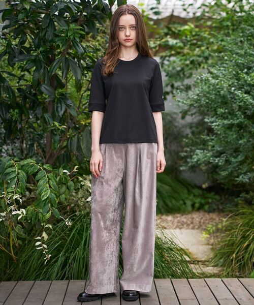 DRESSTERIOR / ドレステリア Tシャツ | 【洗える/五分丈】バックブリーズテック五分丈Tシャツ | 詳細6