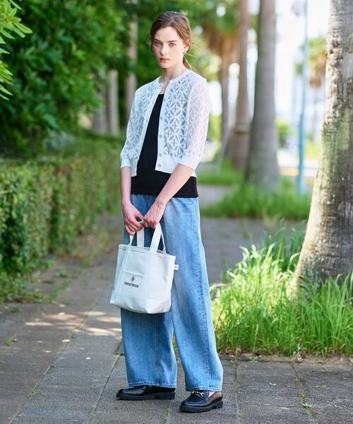 DRESSTERIOR / ドレステリア カーディガン・ボレロ | 【洗える/シアー素材】オーバーラップレースハーフスリーブ | 詳細6