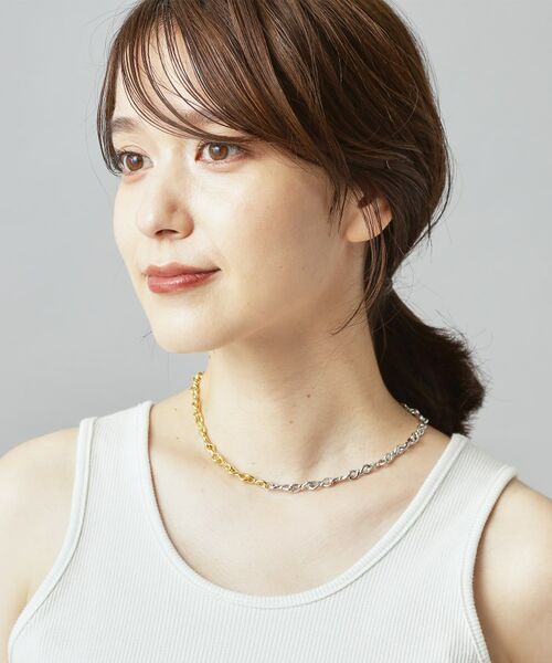 DRESSTERIOR / ドレステリア ネックレス・ペンダント・チョーカー | 【CLASSY.12月号掲載】バイカラーチェーンネックレス | 詳細1