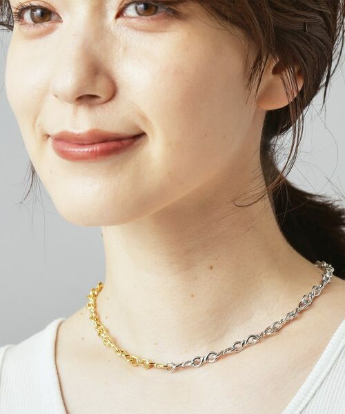 DRESSTERIOR / ドレステリア ネックレス・ペンダント・チョーカー | 【CLASSY.12月号掲載】バイカラーチェーンネックレス | 詳細3