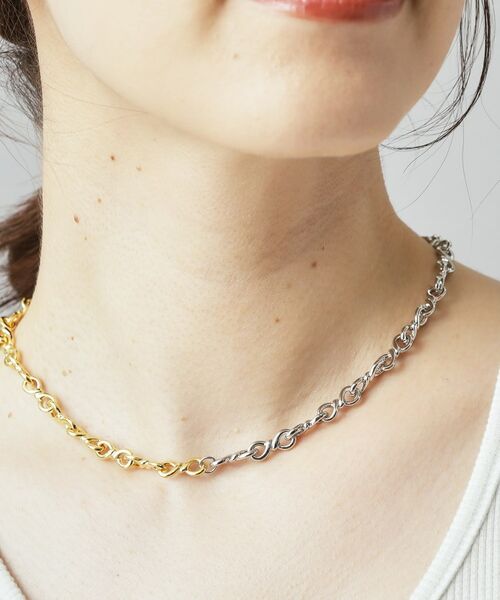 DRESSTERIOR / ドレステリア ネックレス・ペンダント・チョーカー | 【CLASSY.12月号掲載】バイカラーチェーンネックレス | 詳細4