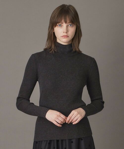 DRESSTERIOR / ドレステリア ニット・セーター | 【CLASSY.12月号掲載】シルクブレンドメリノウールリブプルオーバー | 詳細1