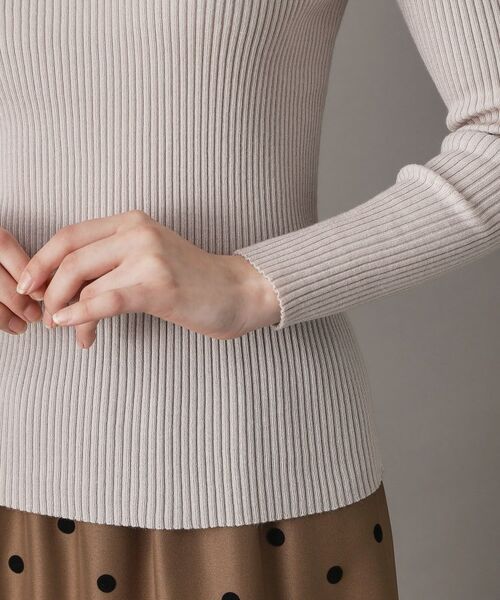 DRESSTERIOR / ドレステリア ニット・セーター | 【CLASSY.12月号掲載】シルクブレンドメリノウールリブプルオーバー | 詳細15