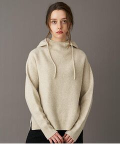 DRESSTERIOR / ドレステリア ニット・セーター | カシミヤブレンドフードニット