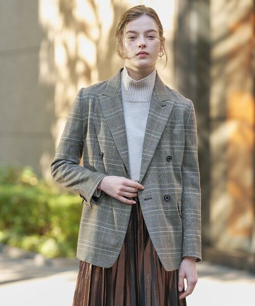 DRESSTERIOR / ドレステリア テーラードジャケット | 【otonaMUSE 11月号掲載】サキソニーグレンチェックジャケット | 詳細1