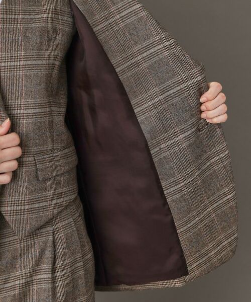 DRESSTERIOR / ドレステリア テーラードジャケット | 【otonaMUSE 11月号掲載】サキソニーグレンチェックジャケット | 詳細13