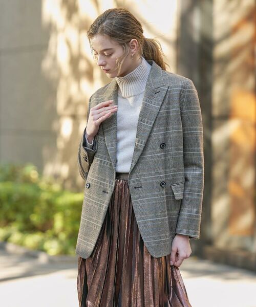DRESSTERIOR / ドレステリア テーラードジャケット | 【otonaMUSE 11月号掲載】サキソニーグレンチェックジャケット | 詳細2