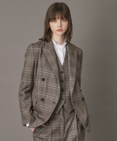 DRESSTERIOR / ドレステリア テーラードジャケット | 【otonaMUSE 11月号掲載】サキソニーグレンチェックジャケット | 詳細5