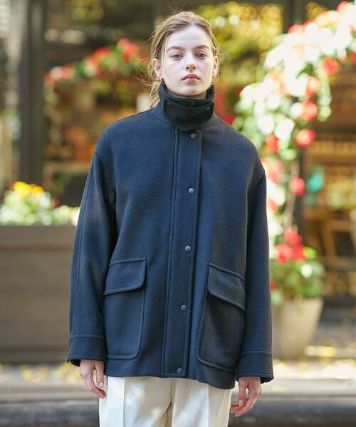 DRESSTERIOR / ドレステリア レザーブルゾン・ジャケット | 【CLASSY.12月号/otonaMUSE11月号掲載】ウールハンティングブルゾン | 詳細3