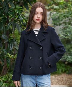 DRESSTERIOR / ドレステリア ピーコート | 【CLASSY.12月号/otonaMUSE11月号掲載】Super140'sショートPジャケット