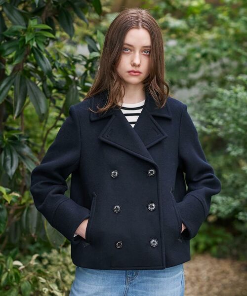 DRESSTERIOR / ドレステリア ピーコート | 【CLASSY.12月号/otonaMUSE11月号掲載】Super140'sショートPジャケット | 詳細15