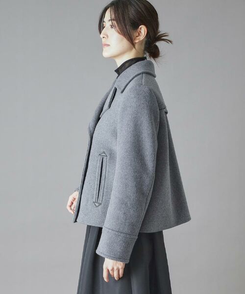 DRESSTERIOR / ドレステリア ピーコート | 【CLASSY.12月号/otonaMUSE11月号掲載】Super140'sショートPジャケット | 詳細25