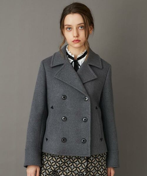 DRESSTERIOR / ドレステリア ピーコート | 【CLASSY.12月号/otonaMUSE11月号掲載】Super140'sショートPジャケット | 詳細9