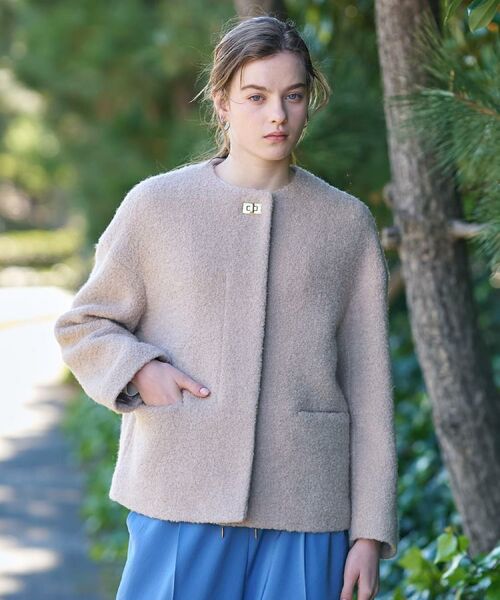 DRESSTERIOR / ドレステリア その他アウター | 【CLASSY.12月号掲載】ループヤーンショートジャケット | 詳細1