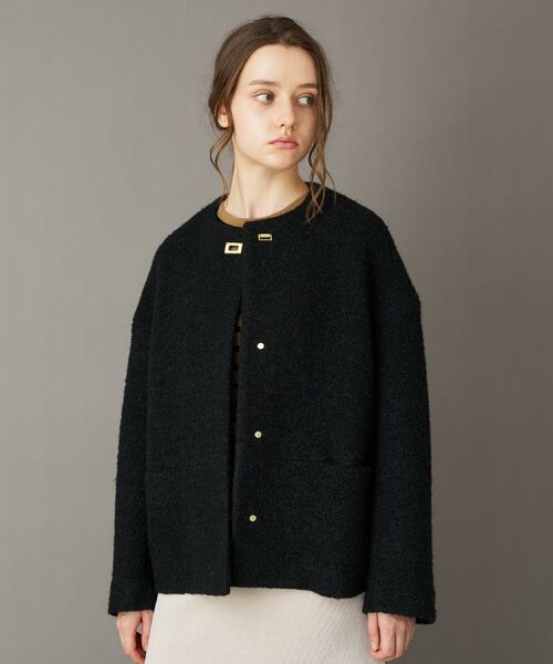 DRESSTERIOR / ドレステリア その他アウター | 【CLASSY.12月号掲載】ループヤーンショートジャケット（ブラック(019)）