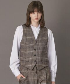 DRESSTERIOR / ドレステリア ベスト | 【otonaMUSE 11月号掲載】サキソニーグレンチェックジレ