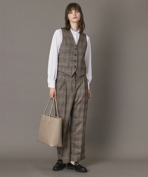 DRESSTERIOR / ドレステリア ベスト | 【otonaMUSE 11月号掲載】サキソニーグレンチェックジレ | 詳細1