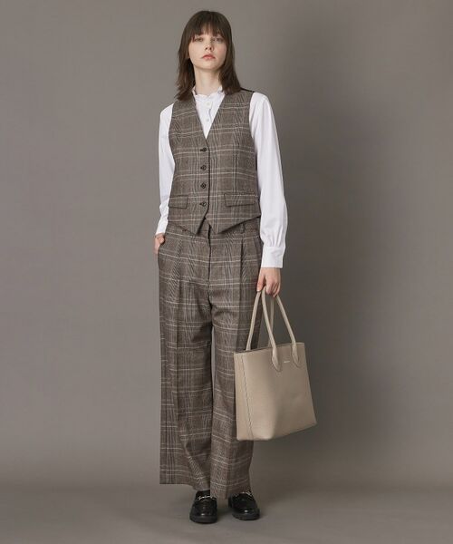 DRESSTERIOR / ドレステリア ベスト | 【otonaMUSE 11月号掲載】サキソニーグレンチェックジレ | 詳細2