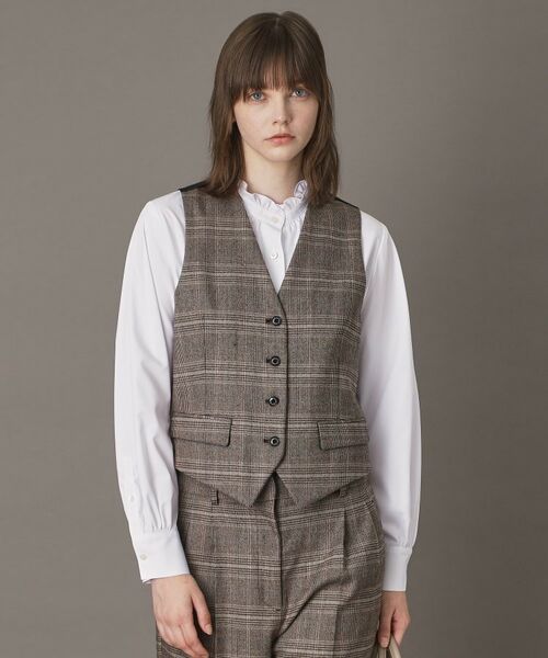 DRESSTERIOR / ドレステリア ベスト | 【otonaMUSE 11月号掲載】サキソニーグレンチェックジレ | 詳細3