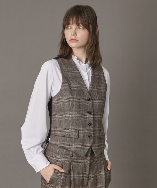 DRESSTERIOR / ドレステリア ベスト | 【otonaMUSE 11月号掲載】サキソニーグレンチェックジレ | 詳細4