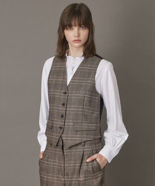 DRESSTERIOR / ドレステリア ベスト | 【otonaMUSE 11月号掲載】サキソニーグレンチェックジレ | 詳細5