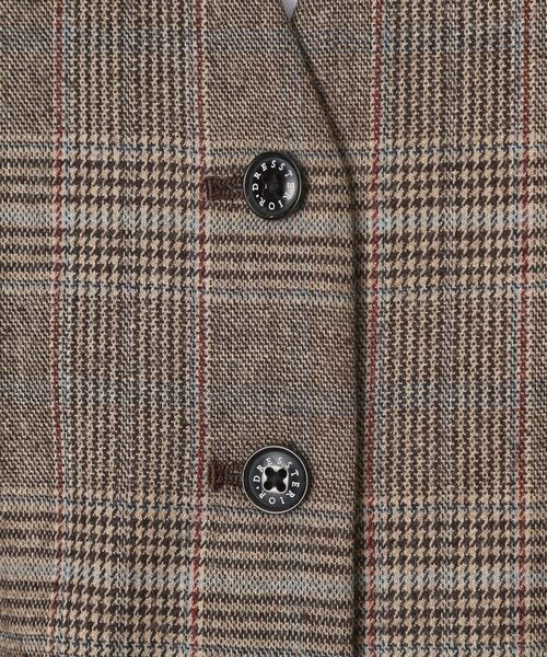 DRESSTERIOR / ドレステリア ベスト | 【otonaMUSE 11月号掲載】サキソニーグレンチェックジレ | 詳細9