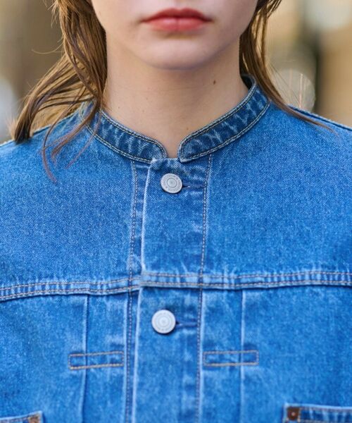 DRESSTERIOR / ドレステリア Gジャン・デニムジャケット | ヴィンテージバンドカラーGジャン | 詳細5