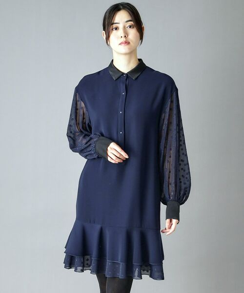 DRESSTERIOR / ドレステリア ワンピース | 【otonaMUSE 11月号掲載】ダブルクロスボリュームスリーブミニワンピース | 詳細12