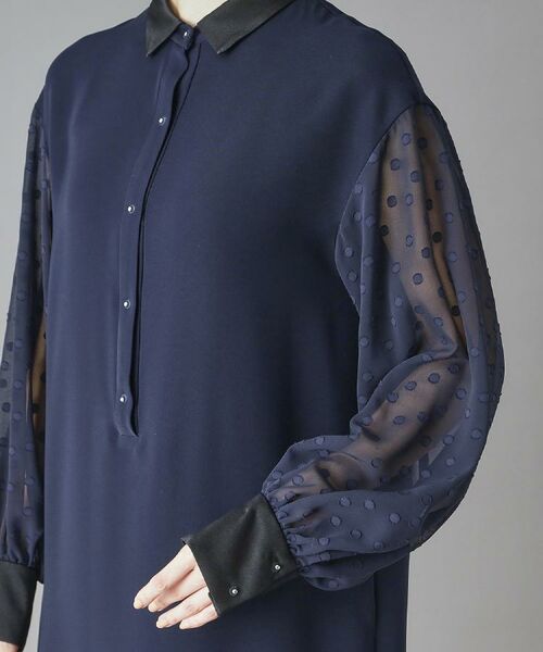 DRESSTERIOR / ドレステリア ワンピース | 【otonaMUSE 11月号掲載】ダブルクロスボリュームスリーブミニワンピース | 詳細14