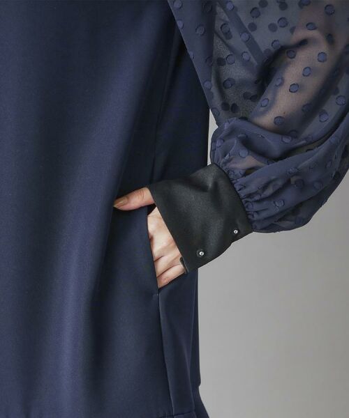 DRESSTERIOR / ドレステリア ワンピース | 【otonaMUSE 11月号掲載】ダブルクロスボリュームスリーブミニワンピース | 詳細15