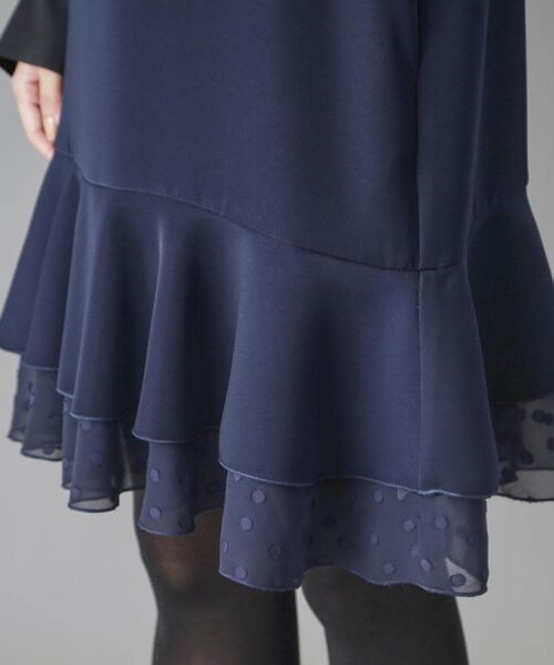 DRESSTERIOR / ドレステリア ワンピース | 【otonaMUSE 11月号掲載】ダブルクロスボリュームスリーブミニワンピース | 詳細16
