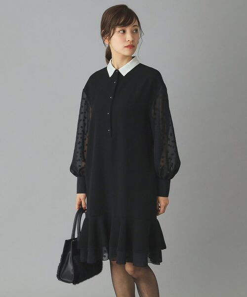 DRESSTERIOR / ドレステリア ワンピース | 【otonaMUSE 11月号掲載】ダブルクロスボリュームスリーブミニワンピース | 詳細17