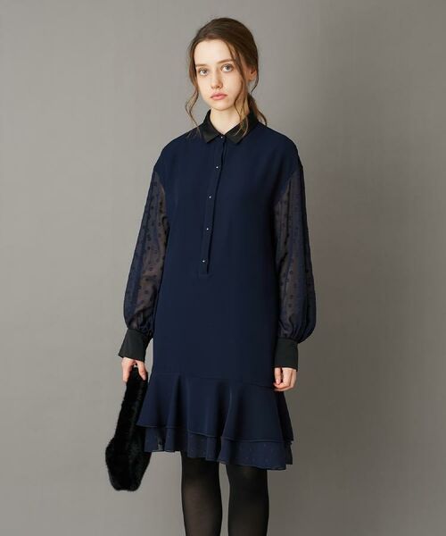 DRESSTERIOR / ドレステリア ワンピース | 【otonaMUSE 11月号掲載】ダブルクロスボリュームスリーブミニワンピース | 詳細7