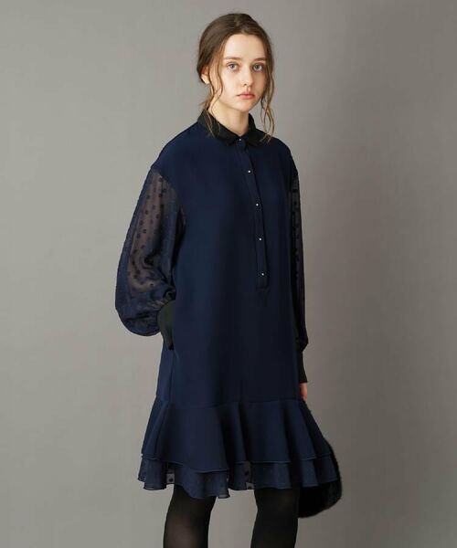 DRESSTERIOR / ドレステリア ワンピース | 【otonaMUSE 11月号掲載】ダブルクロスボリュームスリーブミニワンピース | 詳細8