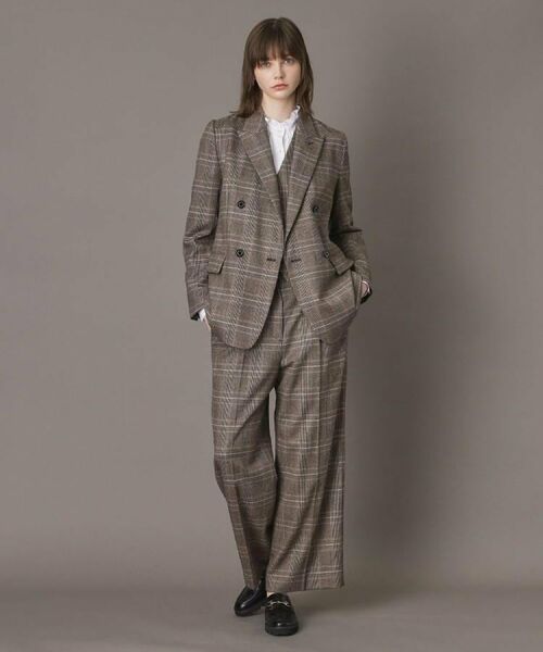 DRESSTERIOR / ドレステリア パンツ | 【otonaMUSE 11月号掲載】グレンチェックワイドパンツ | 詳細2